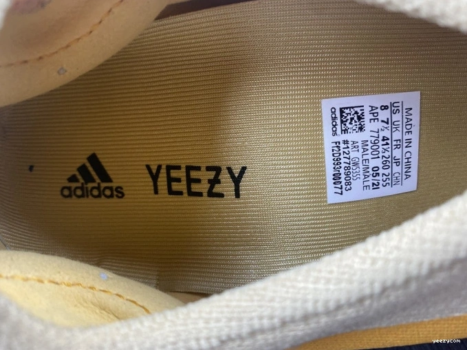 Yeezy Adidas GW5353 Knit Sulfur RNR 1116